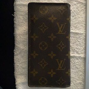 Louis Vuitton long Brazza monogram wallet